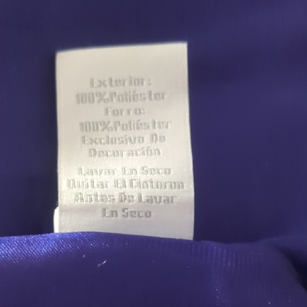 Pearl  Georgina Chapman Royal V-Neck Pleadd Purple Midi Dress Size 6 - Picture 16 of 16